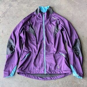 Craft Women's Purple L3 Protection Full Zip Athletic Jacket medium